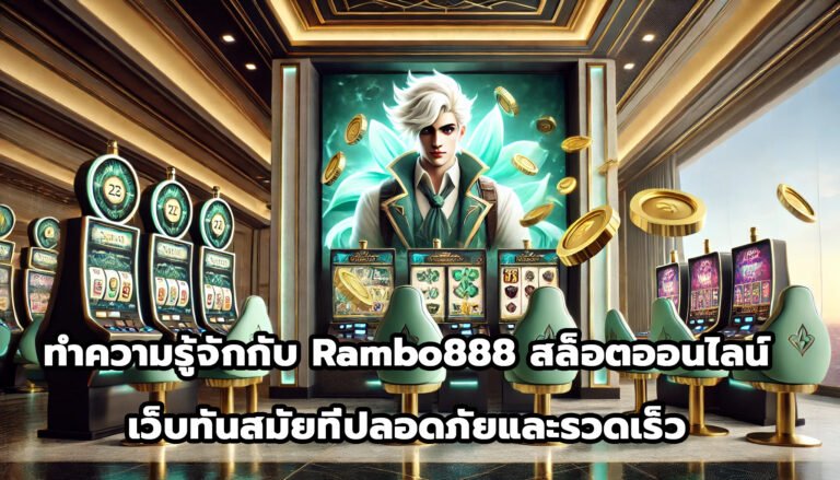 ทำความรู้จักกับ rambo888 สล็อตออนไลน์ เว็บทันสมัยที่ปลอดภัยและรวดเร็ว-9